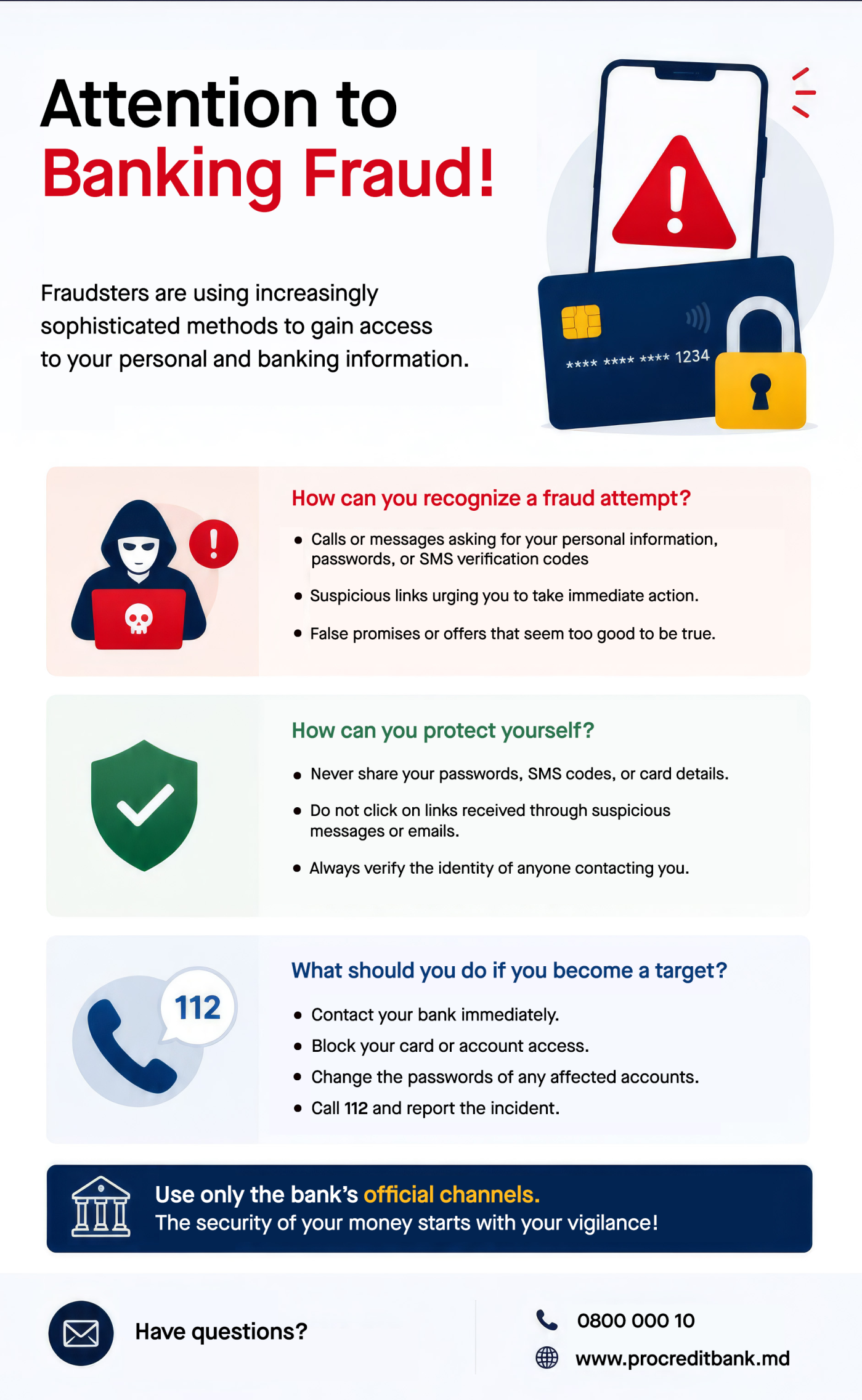Attention to Banking Fraud!